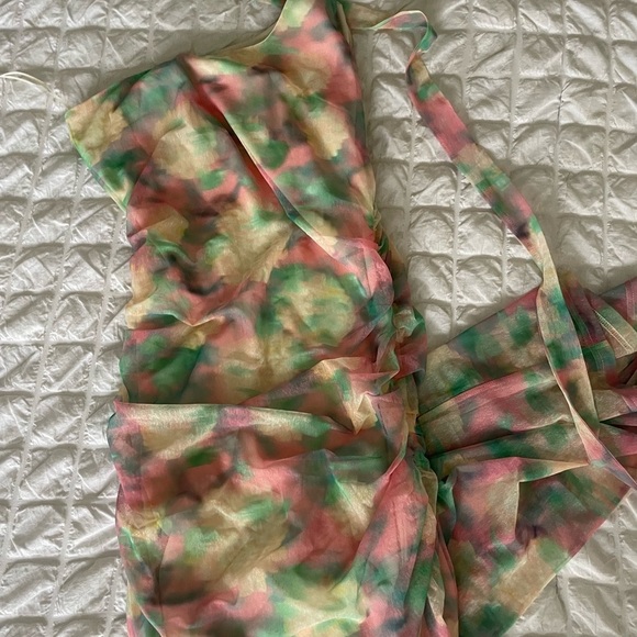 Astr the label one shoulder neck tie midi dress - Picture 8 of 12